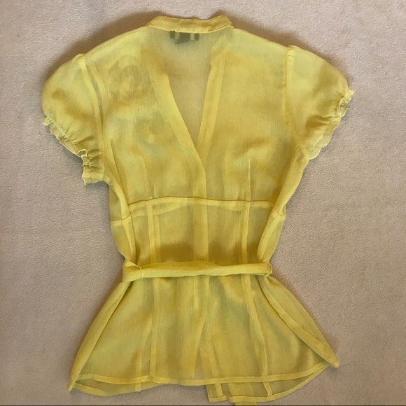 BCX yellow blouse size s - Picture 3 of 4